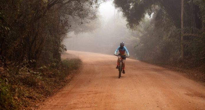 Grupo de Coronel Xavier Chaves realiza desafio virtual ciclismo