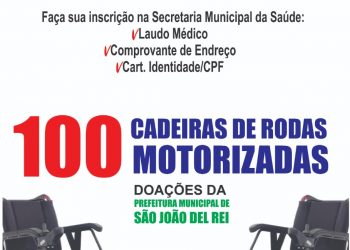 Prefeito Nivaldo Andrade anuncia doação de cadeiras de rodas motorizadas