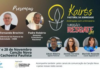 Encontro anual da Pastoral da Sobriedade será neste final de semana