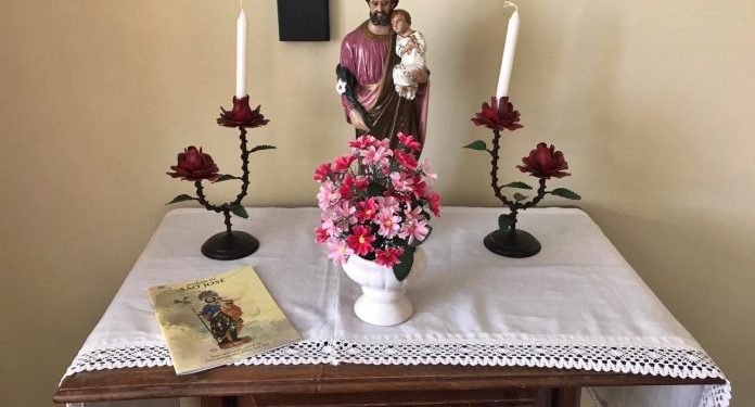 Famílias se preparam para celebrar o 9º dia da novena mensal à São José