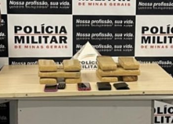 Congonhas: 12 barras de maconha apreendidas em operação contra o tráfico no Santa Mônica
