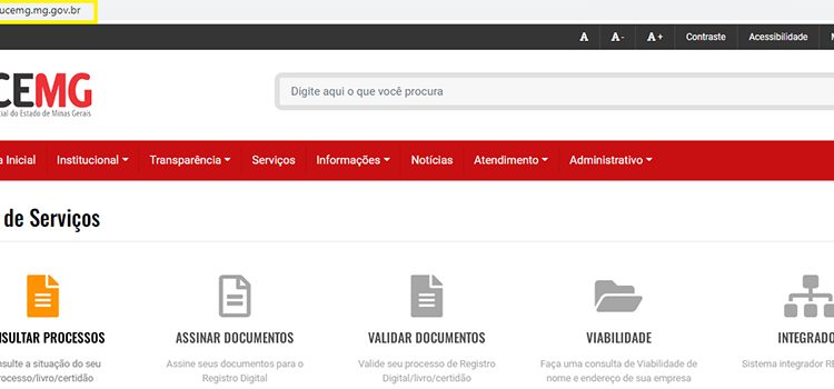 Golpistas criam cópia falsa de site da Jucemg para aplicar golpes milionários