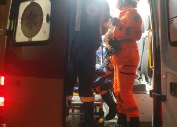 Salvamento de vítima com objeto encravado
