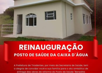 REINAUGURAÇÃO DO POSTO DE SAÚDE DA CAIXA D`ÁGUA
