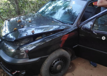 Bombeiros atendem vítima de acidente automobilístico na Colônia do Marçal