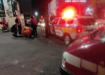 Bombeiros atendem ocorrência de atropelamento por veículo em Conselheiro Lafaiete