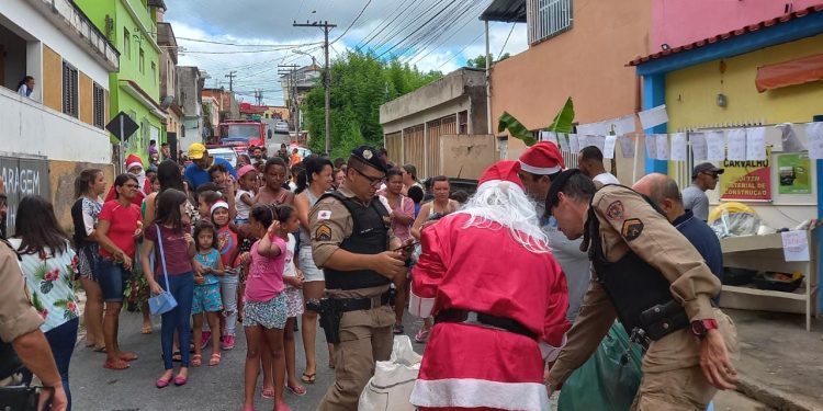 Ação dos órgãos de segurança pública fez parte da 7ª edição da Campanha Natal Solidário