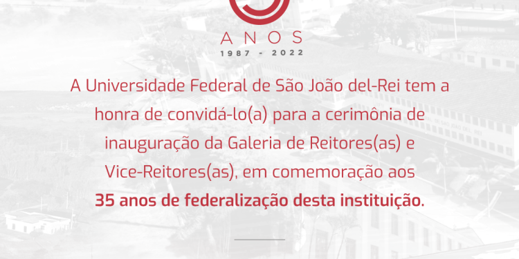 UFSJ homenageia seus dirigentes