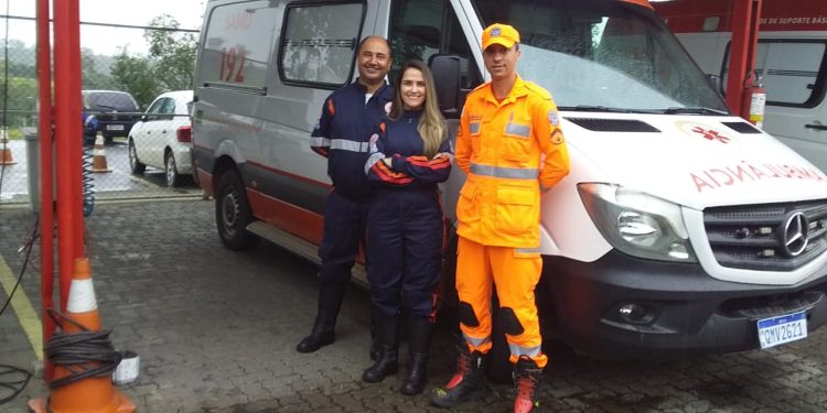 Corpo de Bombeiros Militar e SAMU realizam o primeiro atendimento no formato guarnição mista