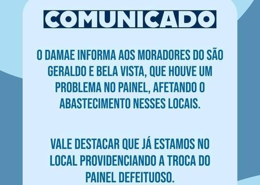 Informativo DAMAE