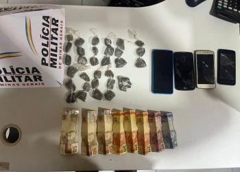 Em Nazareno jovem é preso por tráfico de drogas