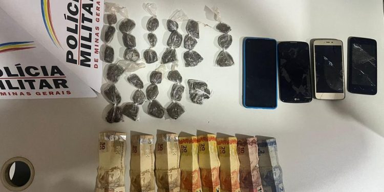 Em Nazareno jovem é preso por tráfico de drogas