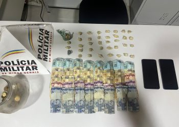 Em Nazareno, casal é preso por tráfico de drogas.
