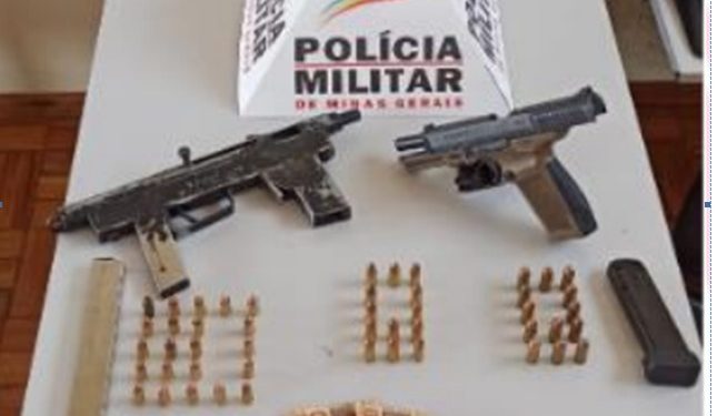 Dois jovens são presos por porte ilegal de arma de fogo