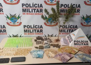 PM desmantela tráfico de drogas no centro da cidade de Ouro Branco