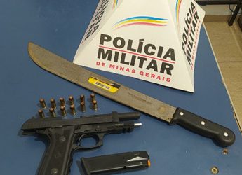Condutor é conduzido por porte ilegal de arma de fogo e embriaguez ao volante