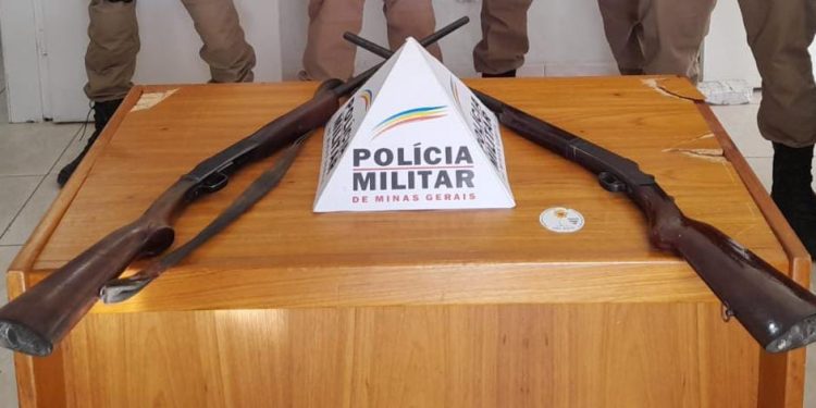 Homem é preso por furto de armas