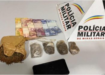 Em Nazareno, homem é preso por tráfico de drogas