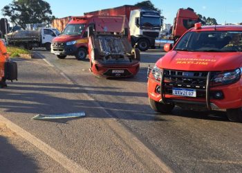 Bombeiros atendem dois acidentes no mesmo trecho da br-040
