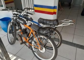 Militares do 38° BPM apreendem bicicletas motorizadas