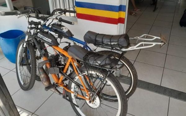 Militares do 38° BPM apreendem bicicletas motorizadas