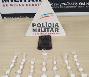 Jovem é preso com 29 papelotes de cocaina em Congonhas