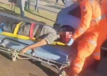 Bombeiros atenderam acidente grave entre moto e carro. Uma das vitimas veio a óbito.