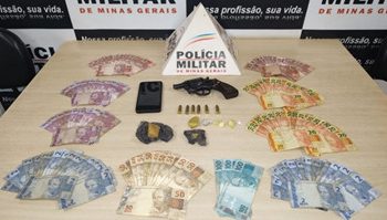 Homem é preso por tráfico de drogas e também porte ilegal de arma em Congonhas