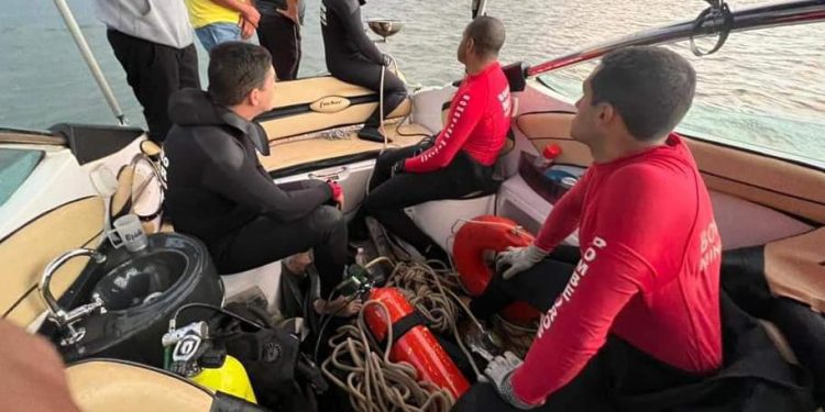Bombeiros procuram vítima de afogamento na represa de Itutinga