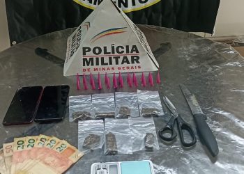Menor de idade é apreendido com drogas em Barbacena