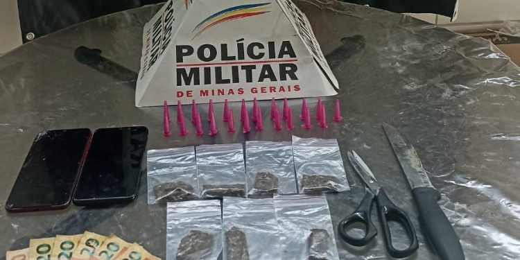 Menor de idade é apreendido com drogas em Barbacena