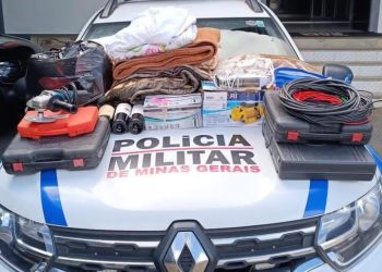 PRISÃO DE AUTOR DE FURTO A RESIDÊNCIA EM LAVRAS E RECUPERAÇÃO DOS MATERIAIS FURTADOS.