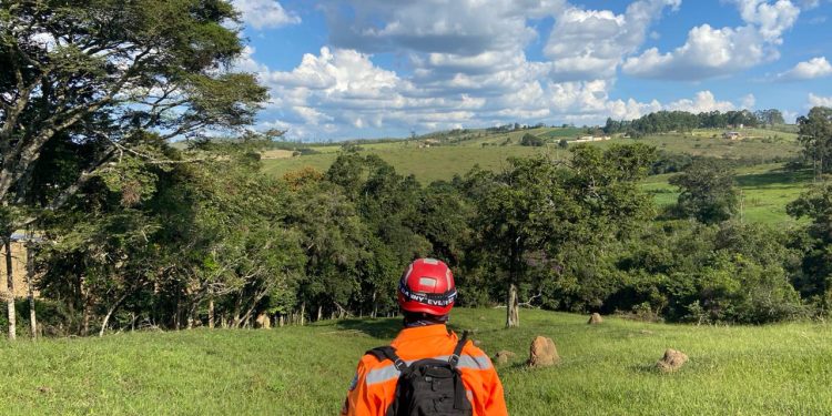 Homem localizado em fazenda da região próximo ao Povoado do Patrimônio.