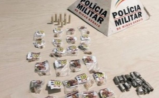 Operação policial desmantela esquema de tráfico de drogas numa residência em Bom Jardim de Minas.