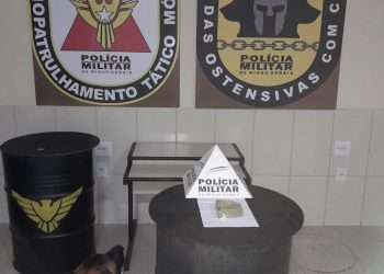Apreensão de drogas.