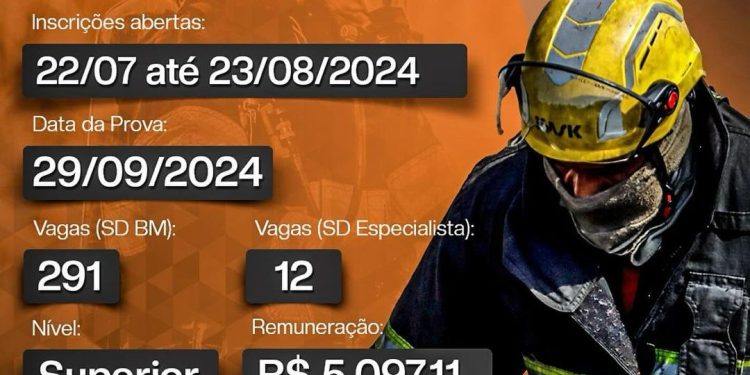 Corpo de Bombeiros Militar de Minas Gerais Abre Concurso Público com 329 Vagas e Salários de Até R$ 11.037