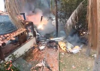 Aeronave cai em Vinhedo, no interior de São Paulo