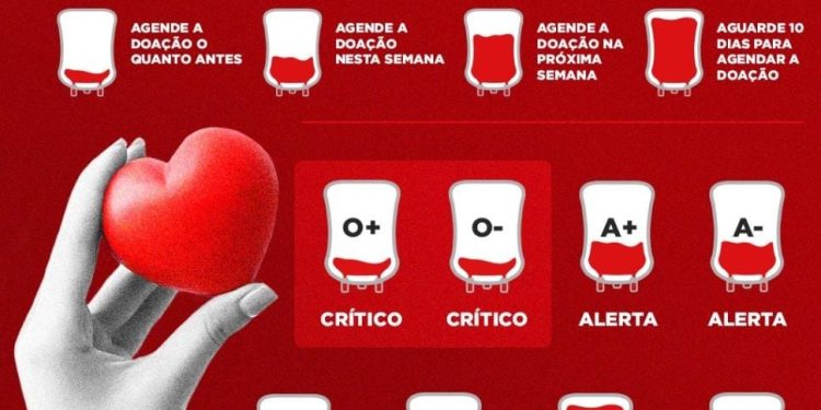 Hemominas pede doação de sangue