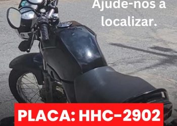 Moto furtada em frente à UPA: ajude a localizá-la!
