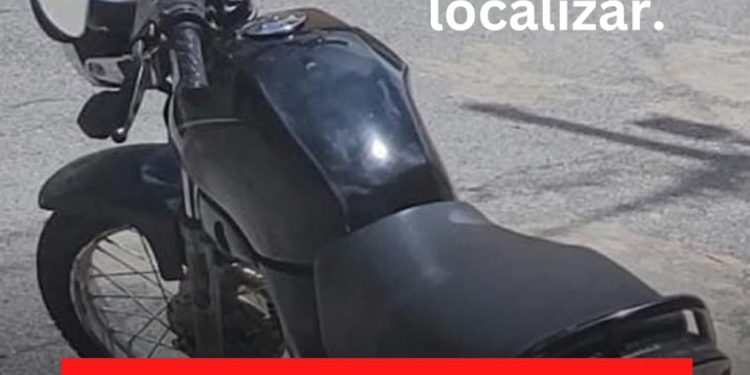 Moto furtada em frente à UPA: ajude a localizá-la!