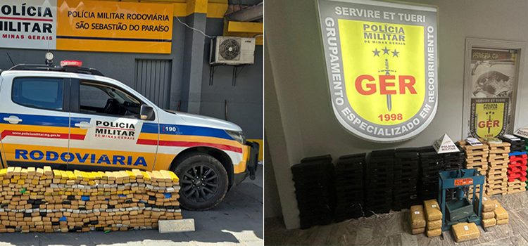 Polícia Militar de Minas Gerais apreende cerca de 30 toneladas de drogas em outubro