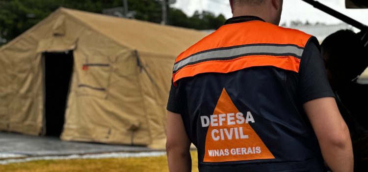 Defesa Civil de Minas Gerais conta com tenda modular para resposta emergencial ao período chuvoso