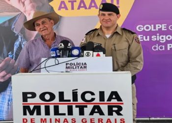 38º BPM: POLÍCIA MILITAR DE MINAS GERAIS REALIZA CAMPANHA “SE DEU DÚVIDA, É GOLPE”