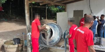 Penitenciária de Teófilo Otoni inaugura fábrica de blocos de concreto com mão de obra de presos