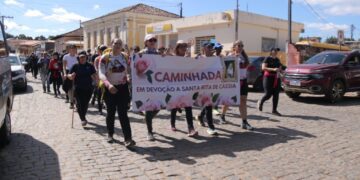Mais de mil fiéis devem participar da 7ª Caminhada Devocional de Santa Rita neste domingo, 17